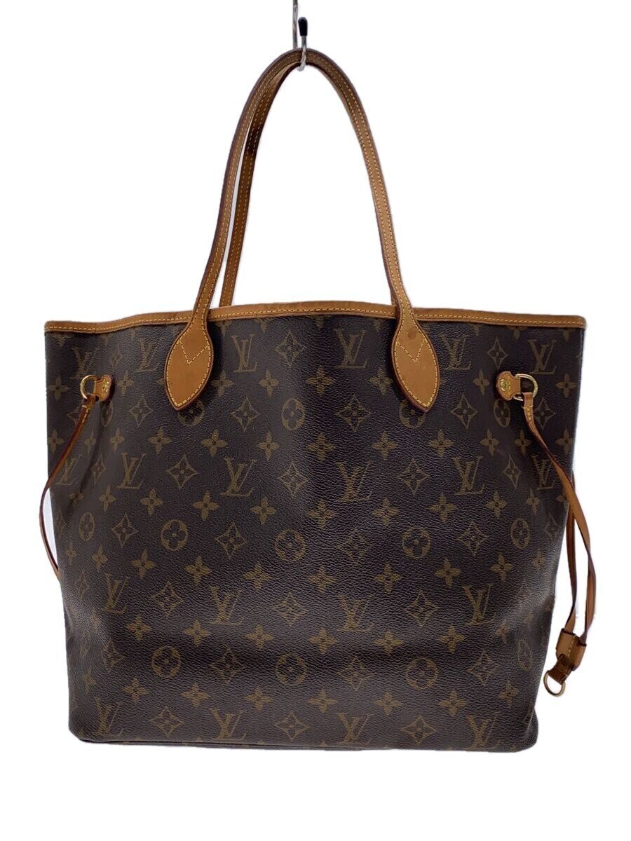 【中古】LOUIS VUITTON◆1)ネヴァーフルMM_モノグラム・キャンバス_BRW/PVC/BRW//【バッグ】|2nd STREET 店