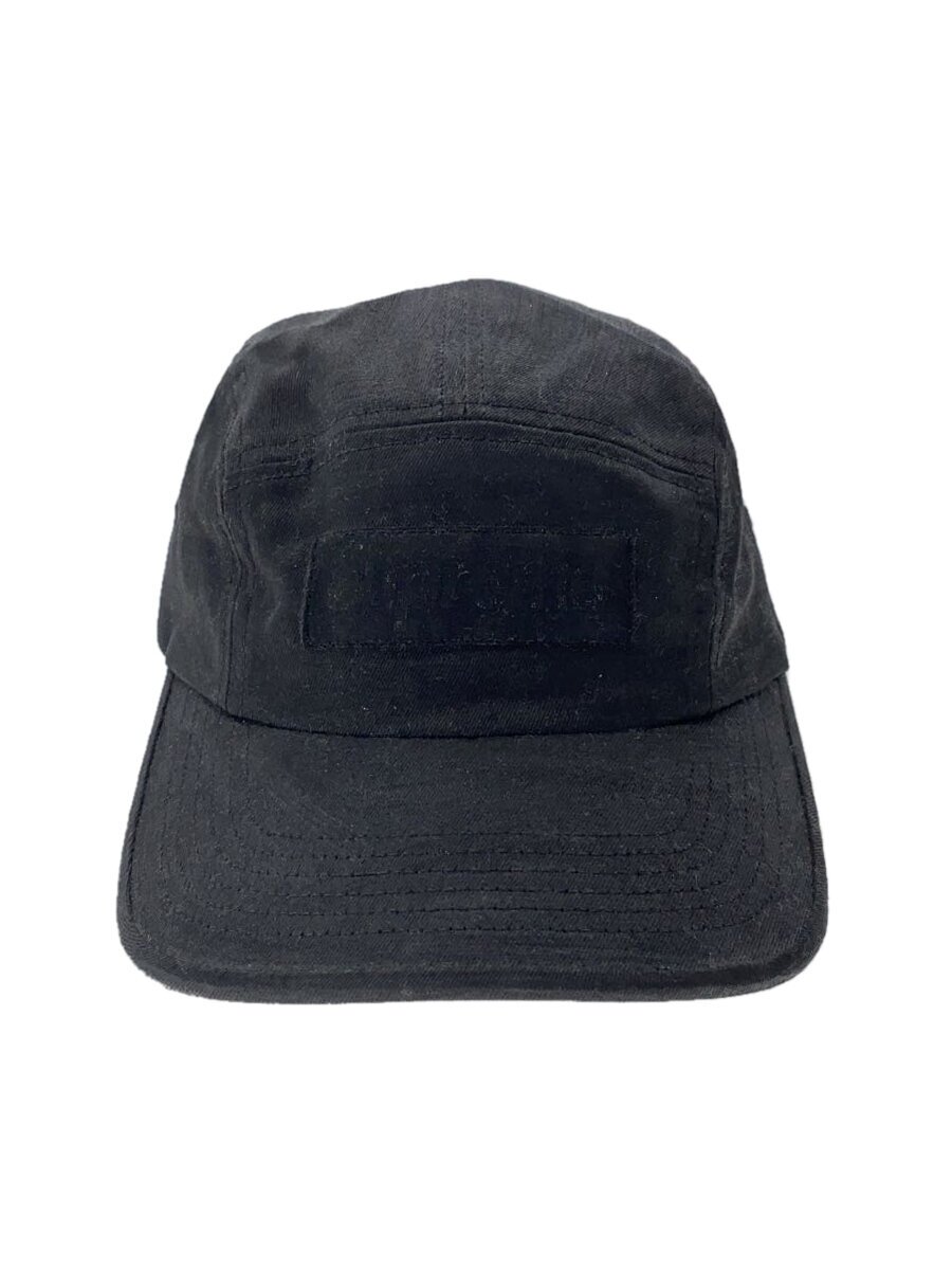 【中古】Supreme◆24SS/Painted Camp Cap/FREE/綿織物/BLK/メンズ//【服飾雑貨他】