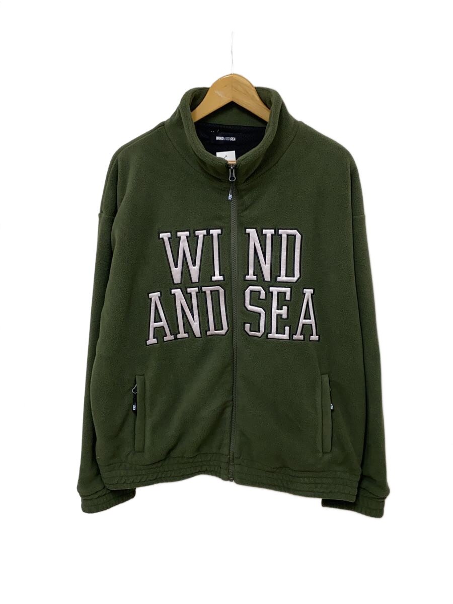 【中古】WIND AND SEA◆フリースジャケット/L/ポリエステル/GRN/WDS-O-CMC-24-Q4-JK-01【メンズウェア】