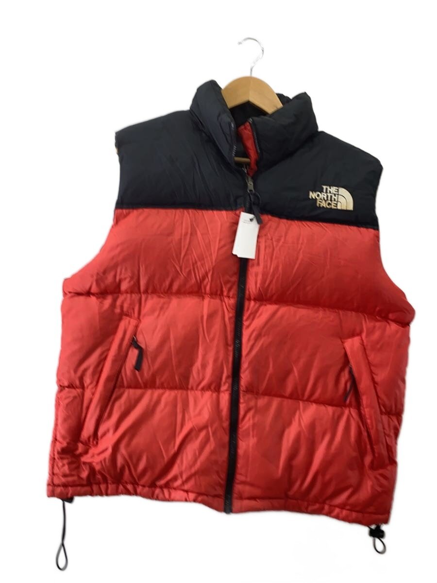 【中古】THE NORTH FACE◆落ち込むより良い/--/ナイロン/RED【メンズウェア】