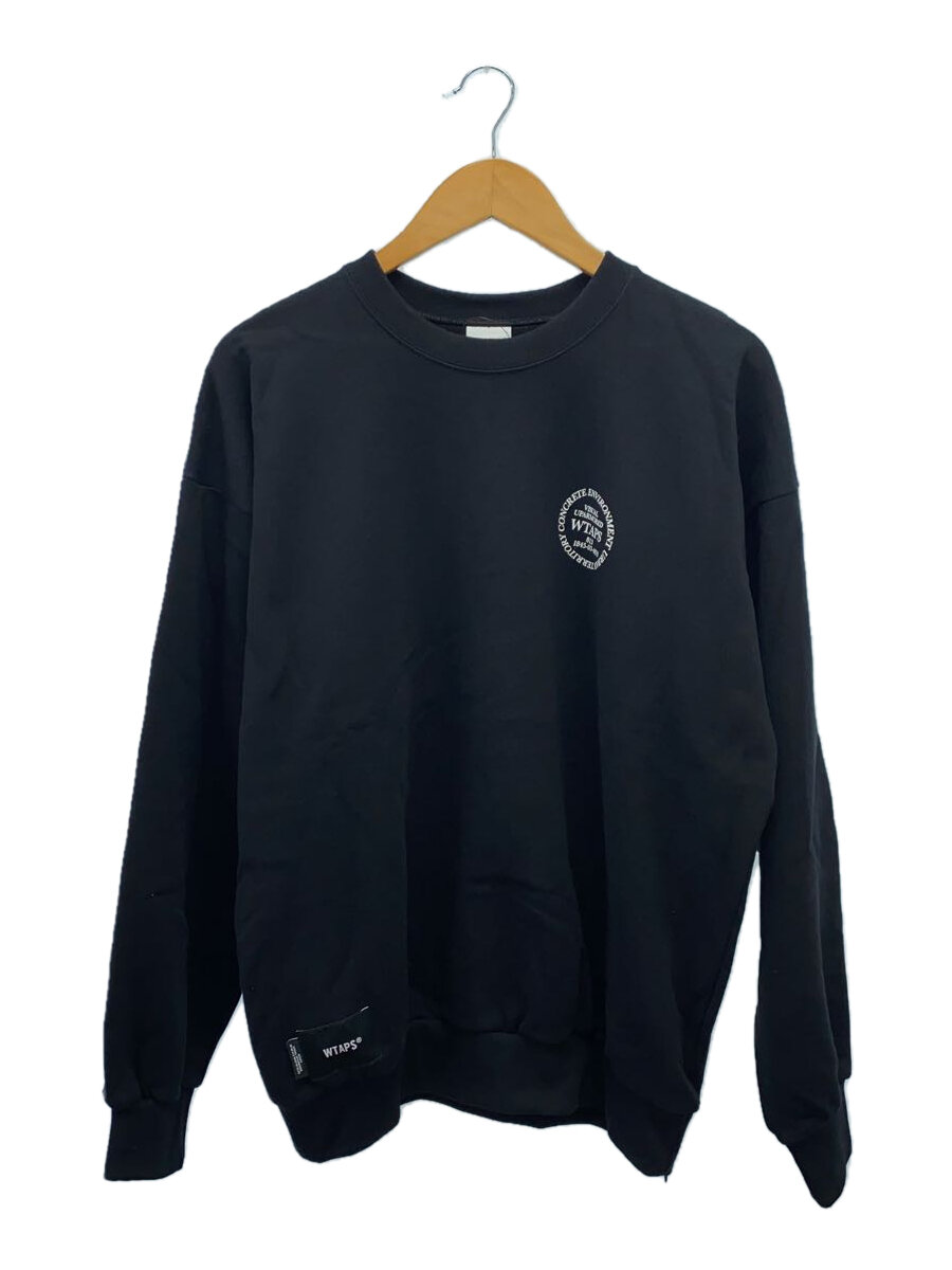 【中古】WTAPS◆流汗/INGREDIENTS/2/綿織物/BLK/無地/232ATDT-CPM02S【メンズウェア】