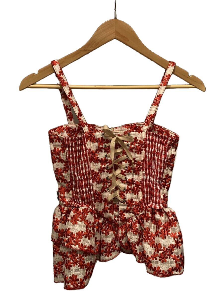 【中古】SIIILON◆Night veil bustier/S/ポリエステル/赤いこと/SLSS20V02【レディース御召しもの】