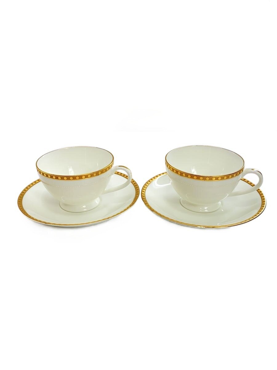 【中古】TIFFANY&Co.◆カップ&ソーサー/4点セット/WHT【キッチン用品】