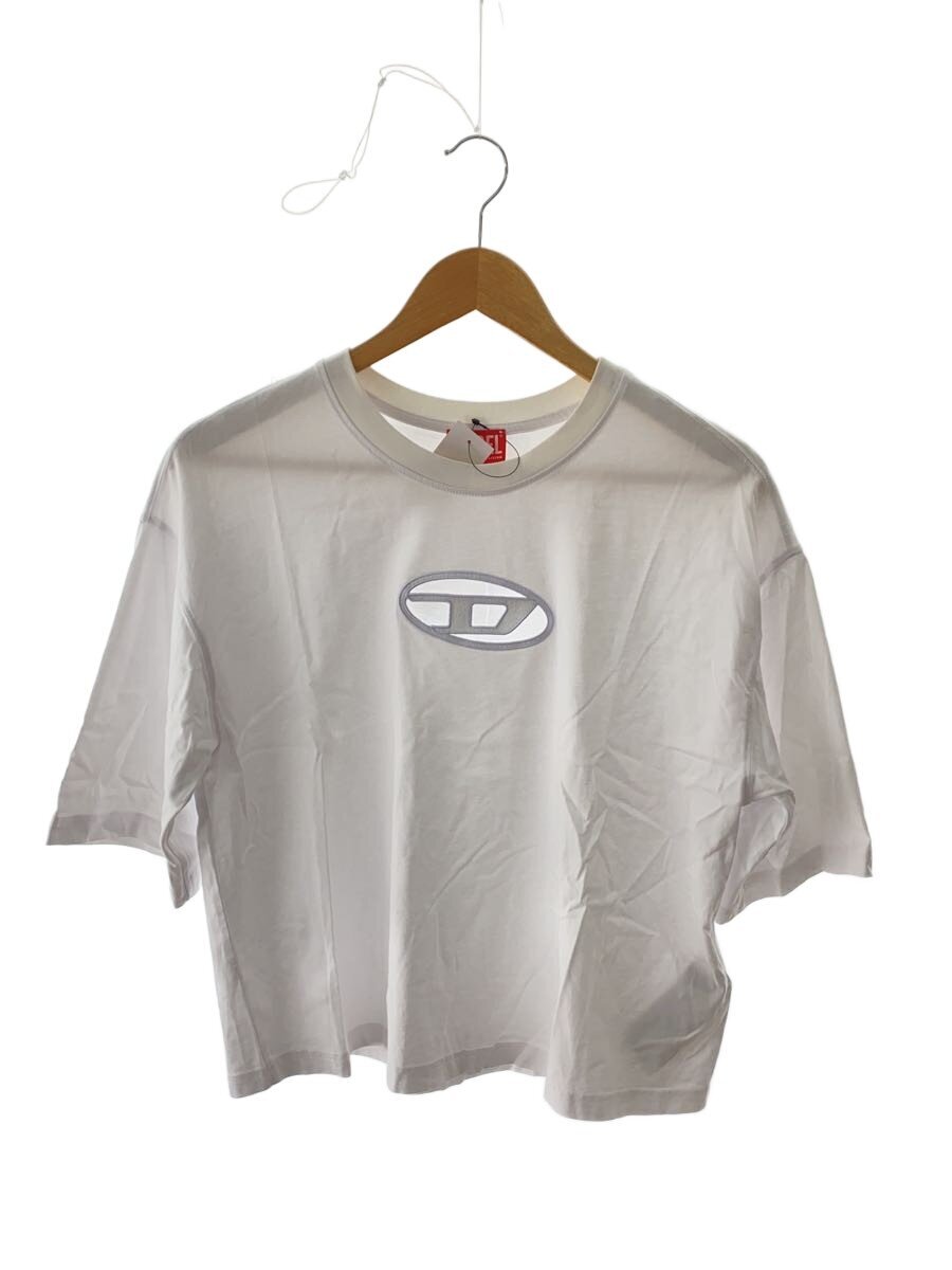 【中古】DIESEL◆T-ROWY-OD/ロゴタイプ撥ねのける /ティーシャツ/S/綿織物/白いこと/A11559【レディース御召しもの】