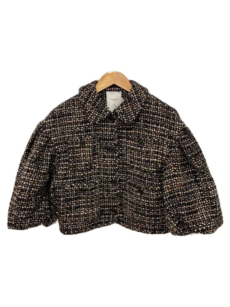 【中古】CLANE◆上衣/2/綿織物/マルチ色つや/総柄/15103-0402【レディース御召しもの】