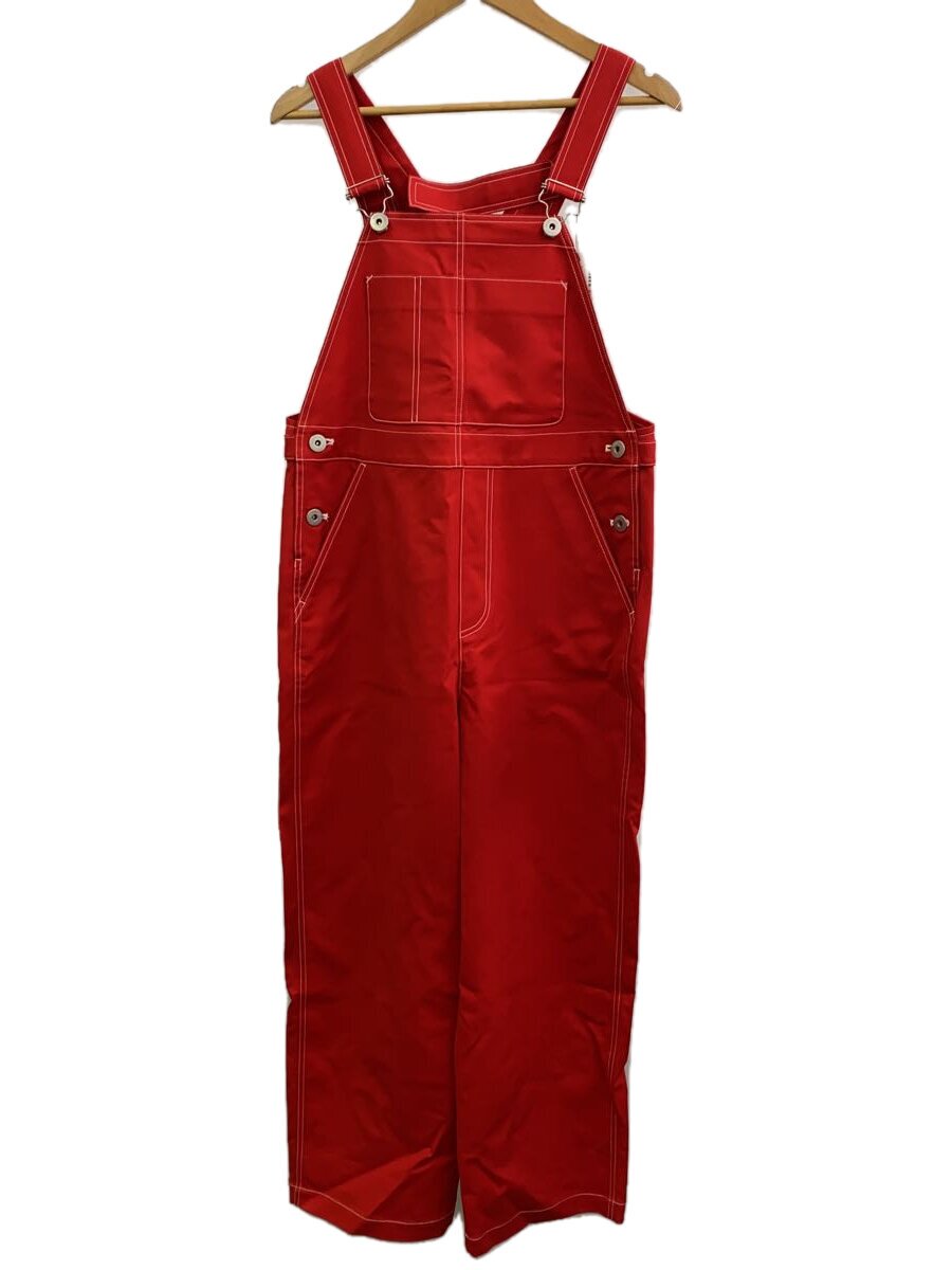 【中古】nagonstans◆大層らしいオール/M/綿織物/RED/470HS133-0320【レディース御召しもの】