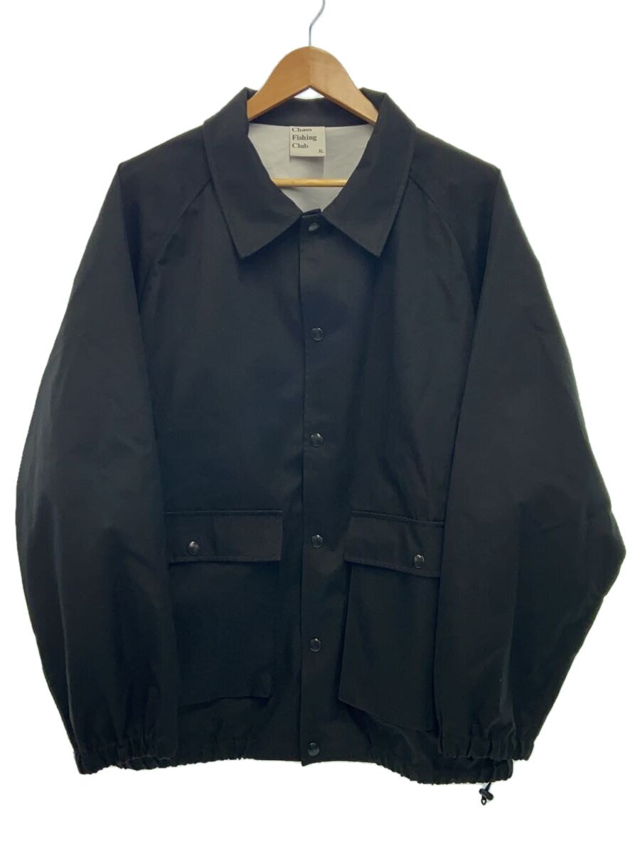【中古】Chaos Fishing Club◆上衣/XL/綿織物/BLK/無地【メンズウェア】