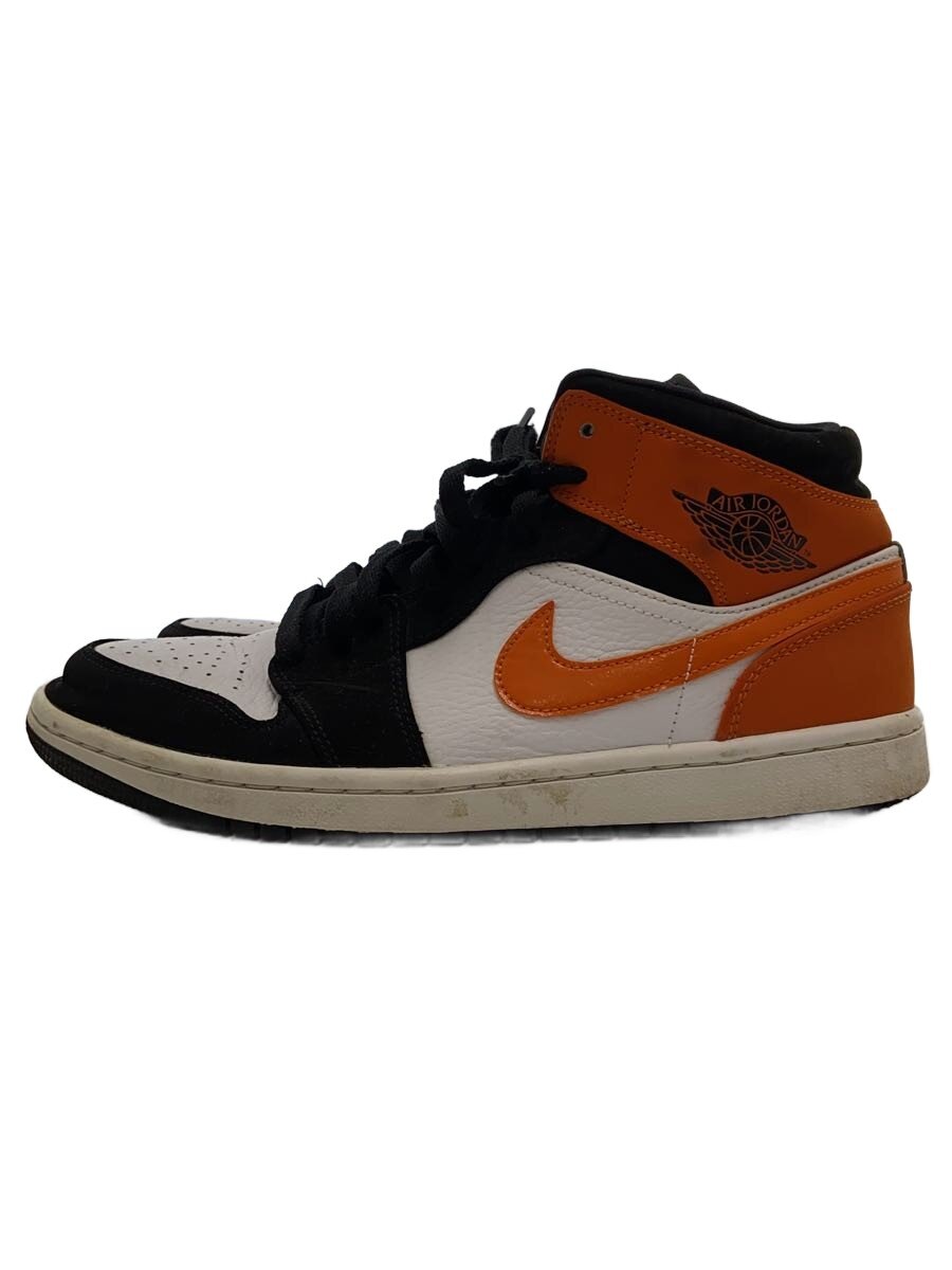 【中古】NIKE◆AIR JORDAN 1 MID/エアジョーダン1ミッド/ブラック/554724-058/26cm/BLK/レサ【シューズ】｜2ｎｄ STREET 店