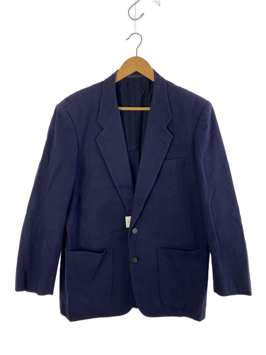【中古】COMME des GARCONS HOMME◆AD1991/田中オム/テーラードジャケット/M/コットン/NVY/ストライプ/HJ-05010M【メンズウェア】｜2ｎｄ STREET 店