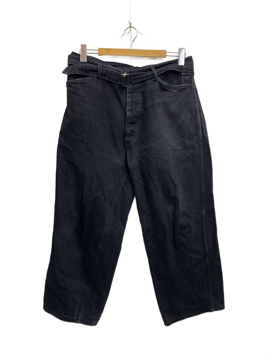 【中古】COMOLI◆23AW/ベルテッドデニム/ボトム/3/コットン/BLK/無地/y03-03001//【メンズウェア】|2nd STREET 店