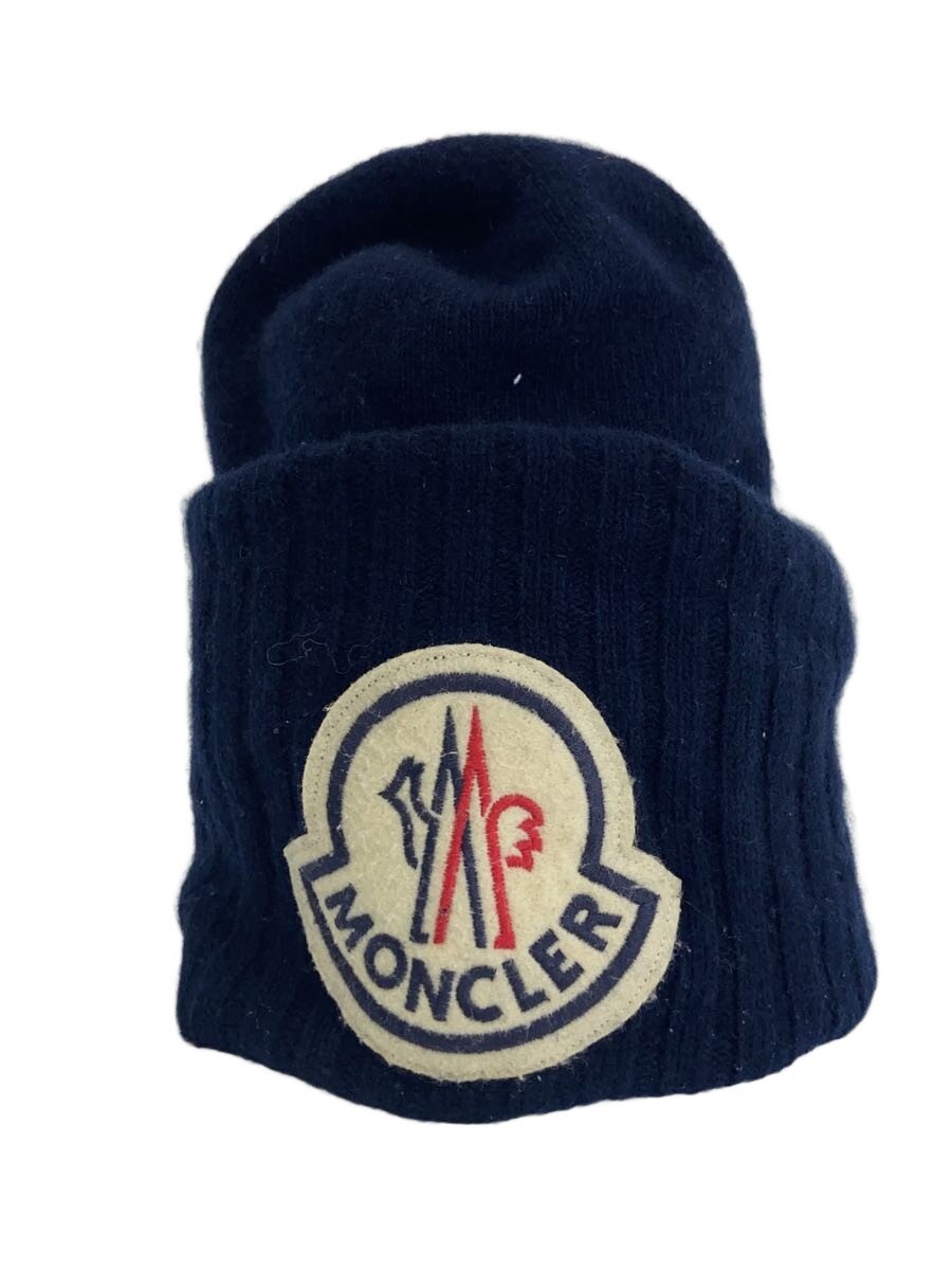【中古】MONCLER◆ニットキャップ/ウール/ネイビー/無地/メンズ/E20919926200【服飾雑貨他】|2nd STREET 店