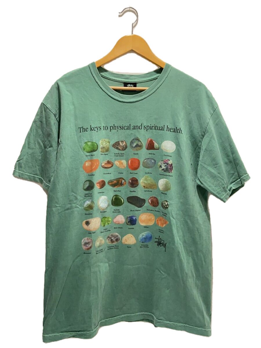 【中古】STUSSY◆プルオーバー/L/綿織物/GRN//【メンズウェア】