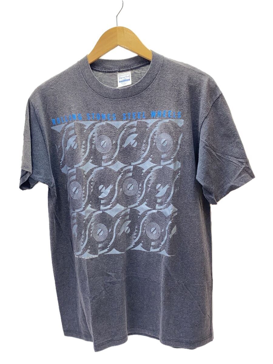 【中古】Spring Ford CLASSIC◆ROLLING STONES STEEL WHEELS/ティーシャツ/XL/綿織物/BLK//【メンズウェア】