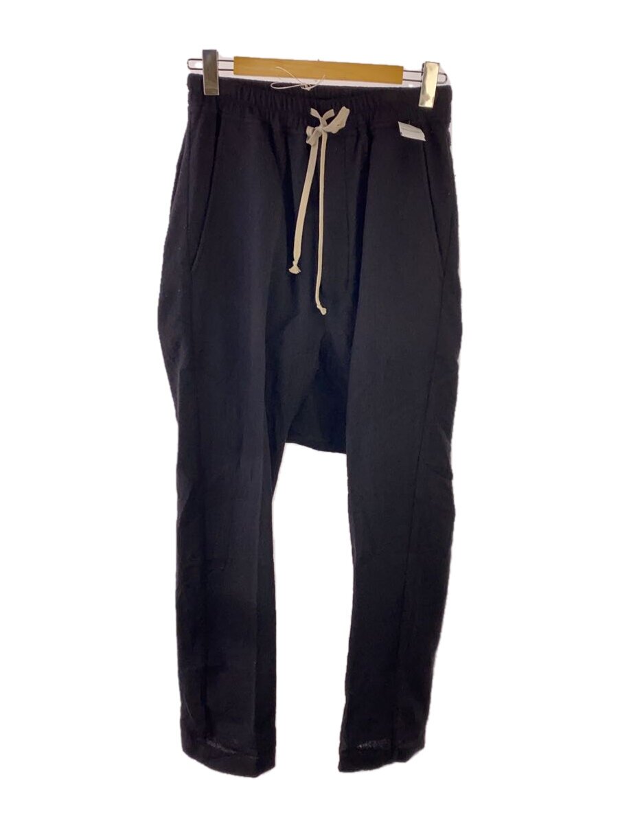 【中古】Rick Owens◆下つ方/46/羊毛/BLK/無地/RU02C7380-WN/23AW/ドローストリングパンツ【メンズウェア】