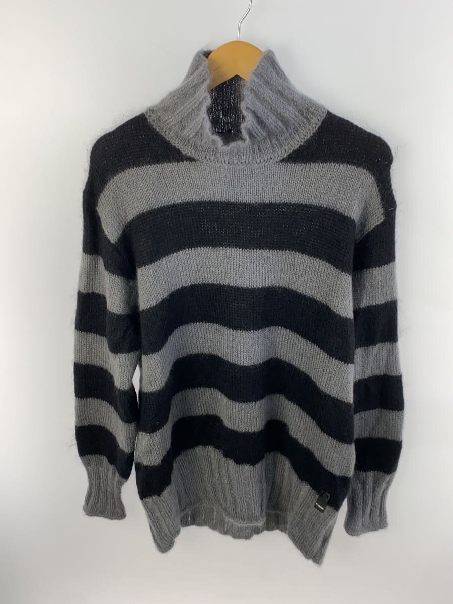 【中古】FENDI◆ニット・セーター(厚手)/--/ウール/GRY/12CPF-21-543【メンズウェア】|2nd STREET 店