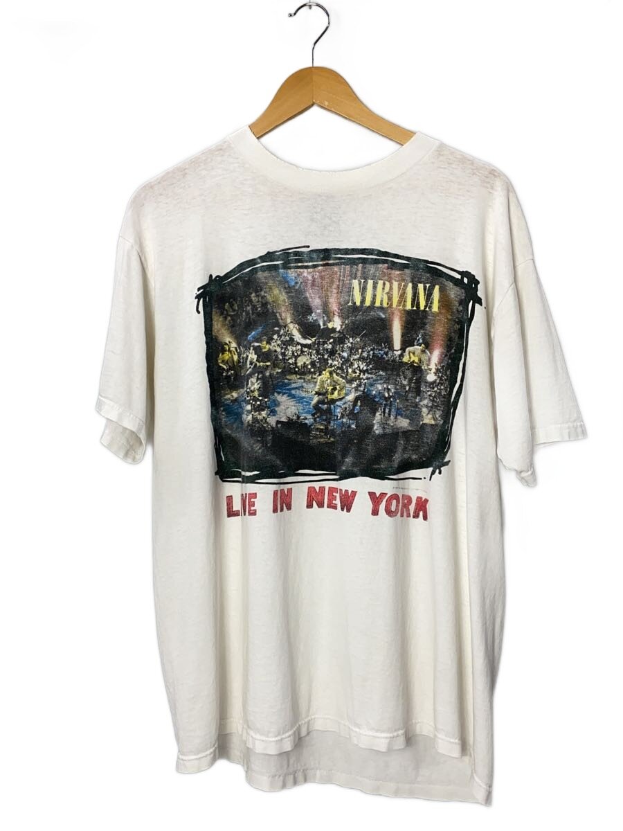 【中古】giant◆プルオーバー/XL/綿織物/WHT/刷り上げる【メンズウェア】