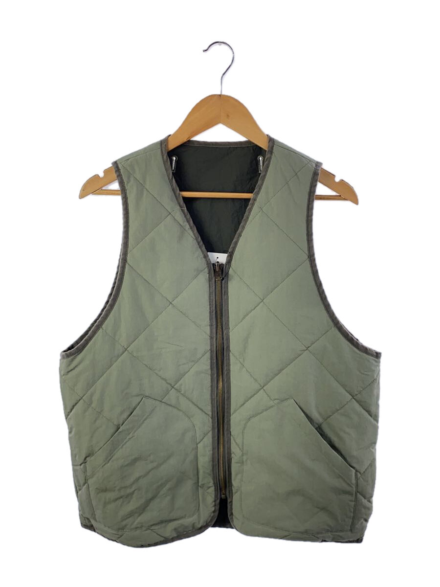 【中古】Name.◆REVERSIBLE 6x6VEST/キルティングより良い/1/綿織物/カーキ/NMVE-001//【メンズウェア】