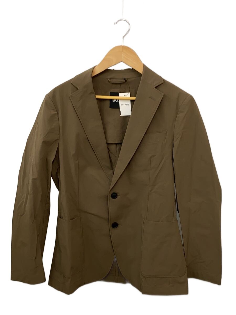 【中古】HUGO BOSS◆テーラードジャケット/36/ナイロン/KHK/無地【メンズウェア】｜2ｎｄ STREET 店