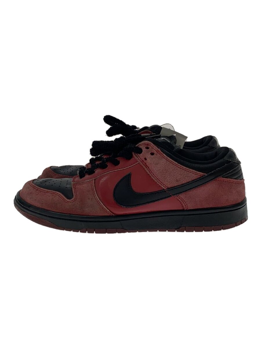 【中古】NIKE SB◆DUNK LOW PRO SB/ダンクロープロ/赤いこと/MILLI VANILLI FALLEN HEROES//【シューズ】