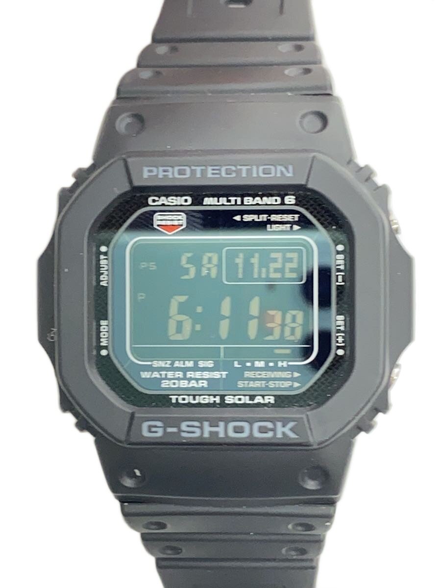 【中古】CASIO◆ウオッチ/デジタル/天然ゴム/BLK/GW-M5610U【服飾雑貨他】