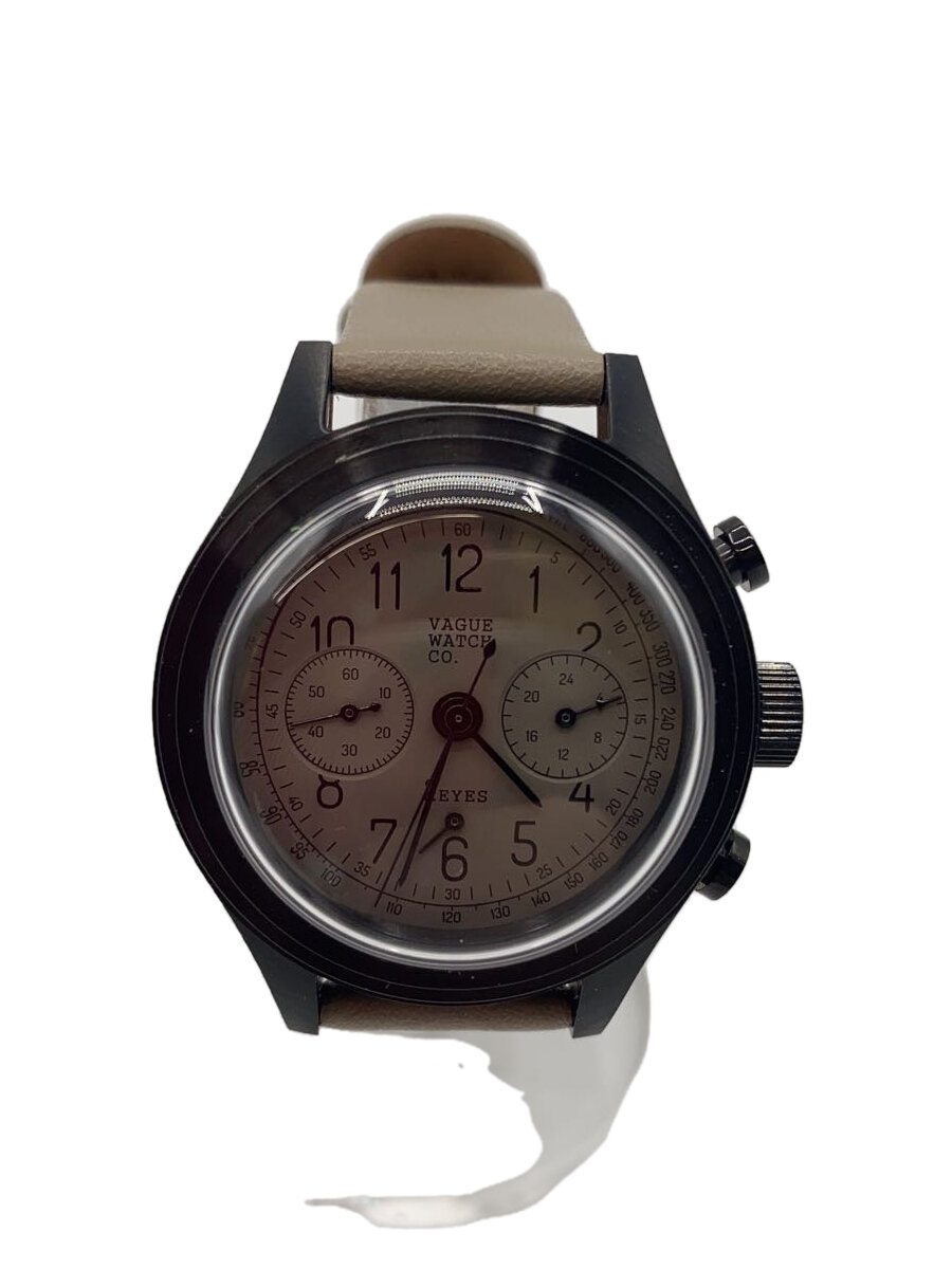 【中古】VAGUE WATCH CO.◆2EYES/アナログ/レザー/CRM/CRM//【服飾雑貨他】|2nd STREET 店