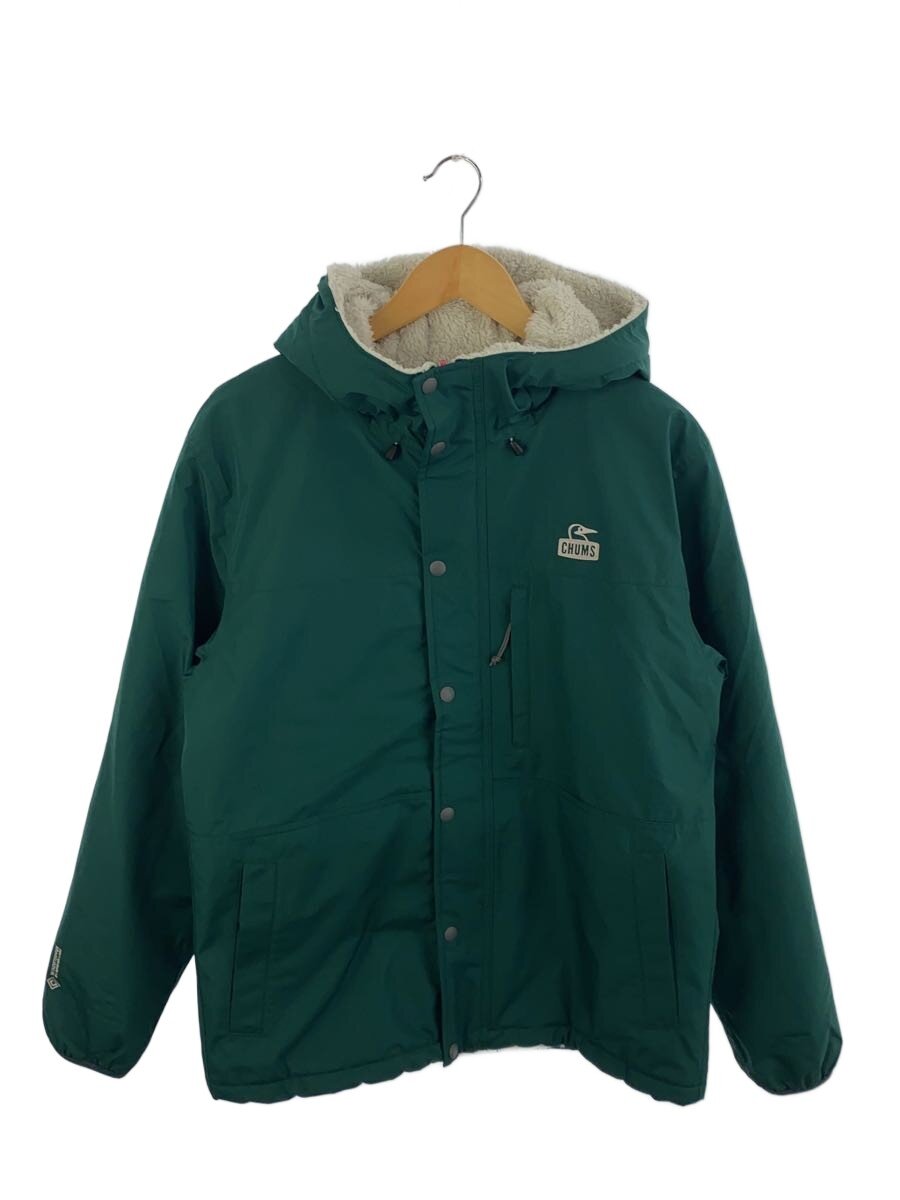 【中古】CHUMS◆マウンテンパーカー/L/ポリエステル/GRN/無地/CH04-1431/エルモフリース ゴアテックス パーカ【レディースウェア】|2nd STREET 店