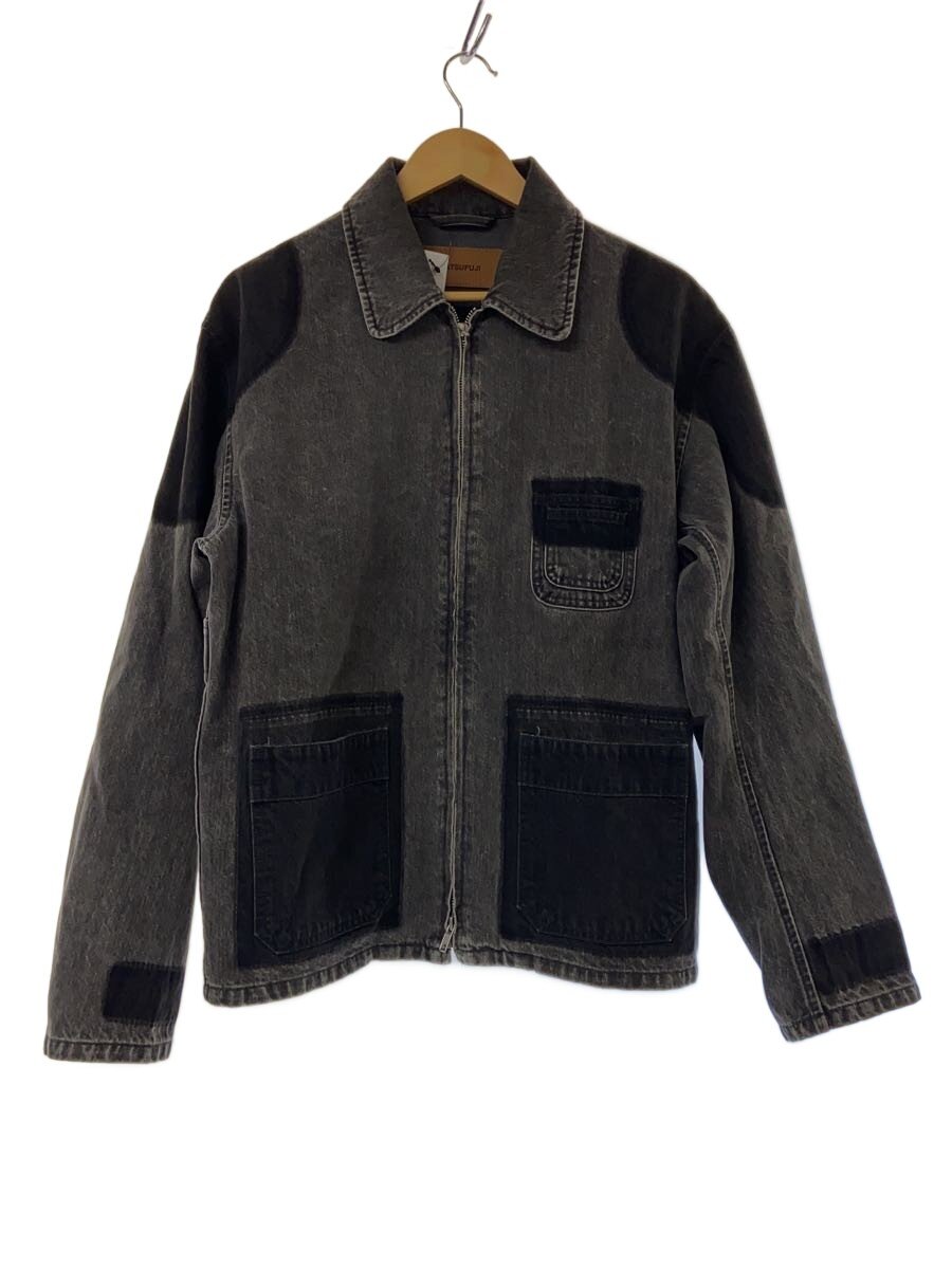 【中古】MATSUFUJI◆Gジャン/3/デニム/GRY/無地/M233-0104【メンズウェア】|2nd STREET 店