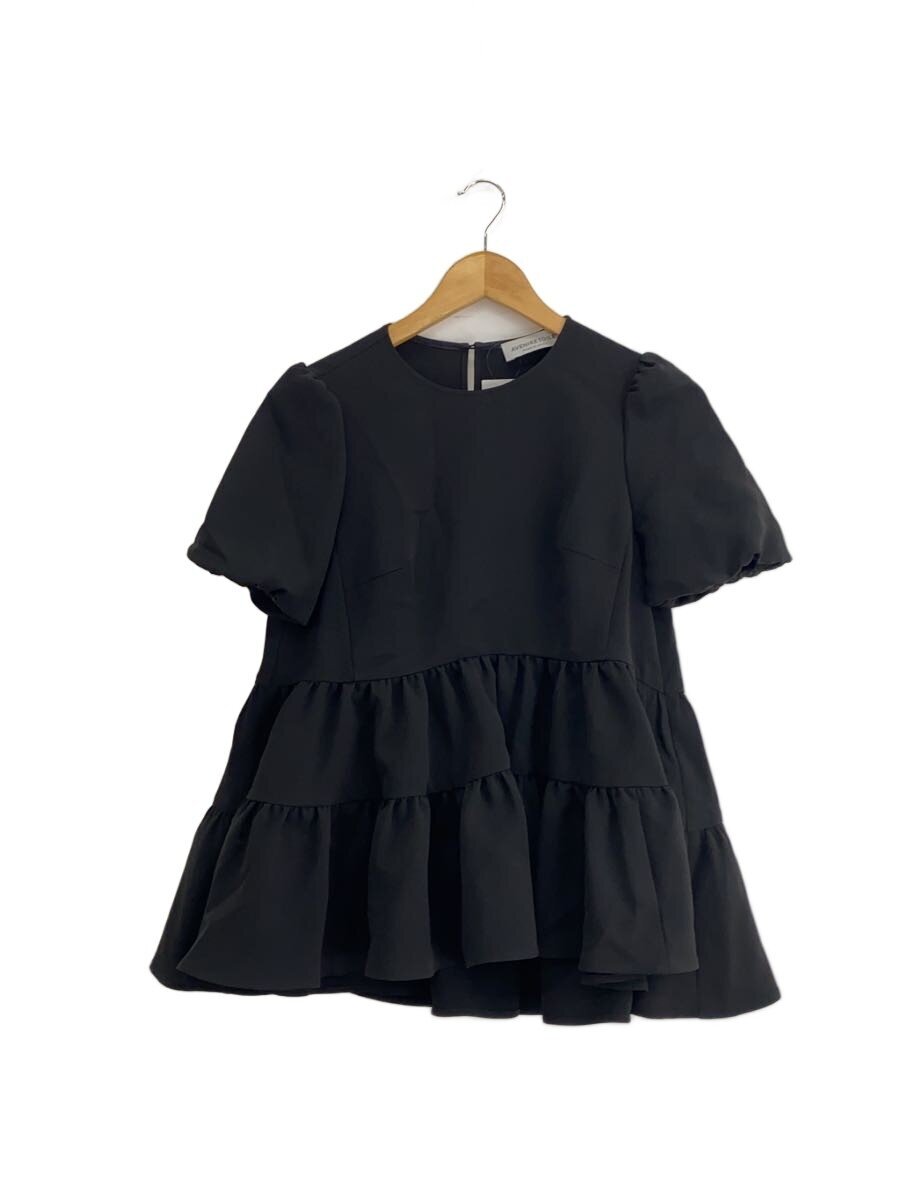【中古】Aveniretoile◆タグ付/ギャザー切替パフスリーブブラウス/32/ポリエステル/BLK/S345-017【レディースウェア】｜2ｎｄ STREET 店 14,936円