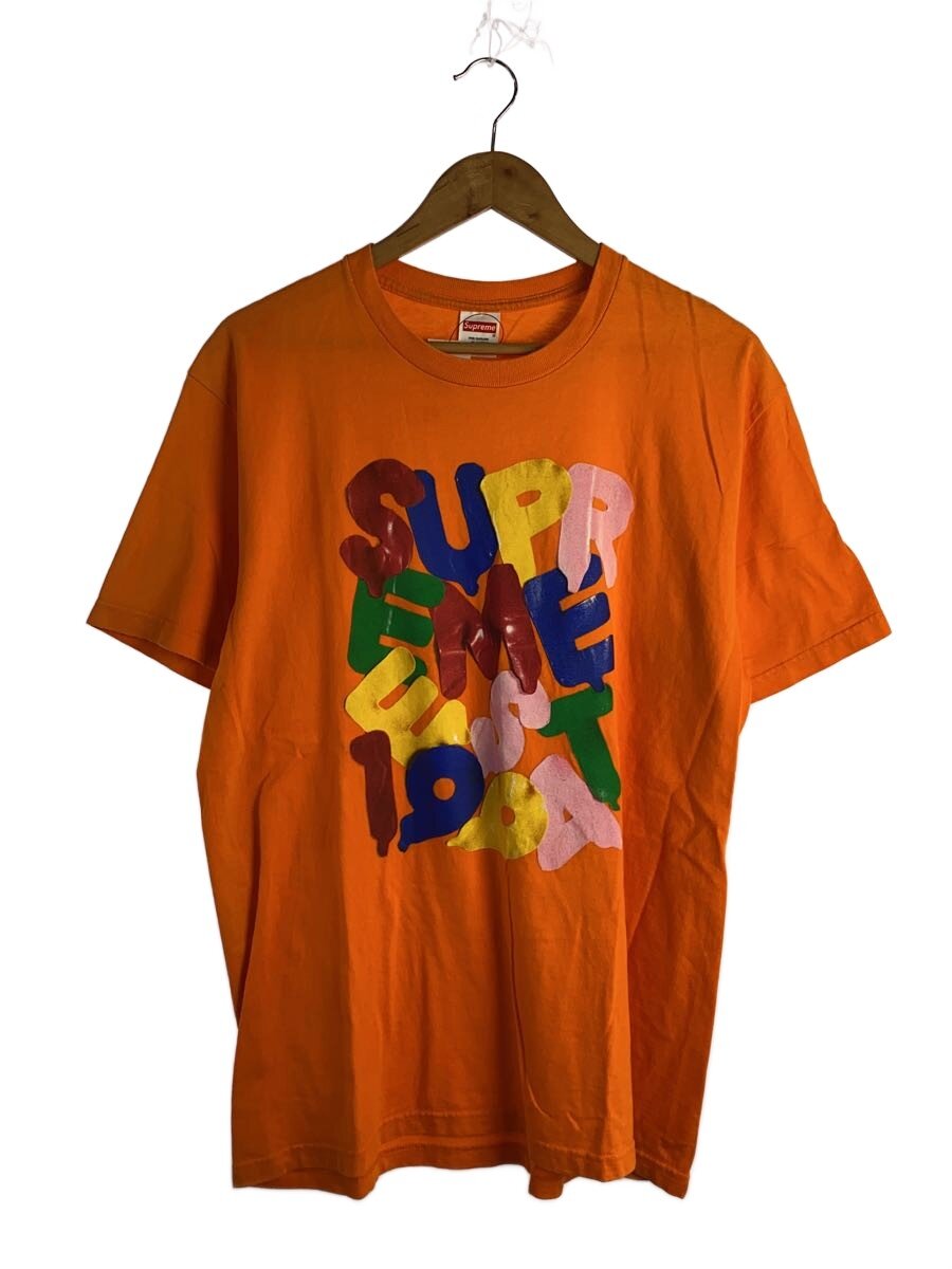 【中古】Supreme◆20FW/BALLOONS LOGO TEE/プルオーバー/M/綿織物/ORN/刷り上げる//【メンズウェア】