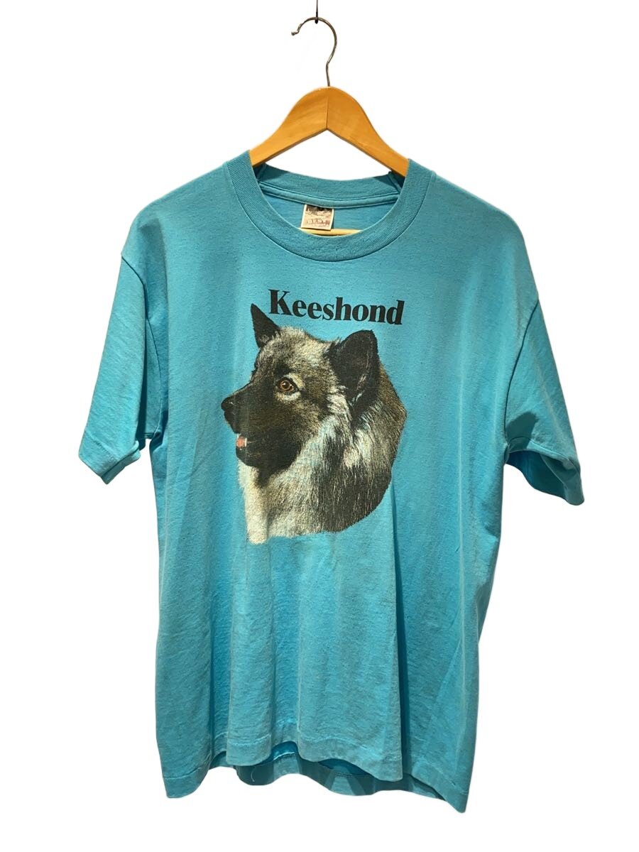 【中古】FRUIT OF THE LOOM◆90s/Keeshond/プルオーバー/L/綿織物/BLU//【メンズウェア】
