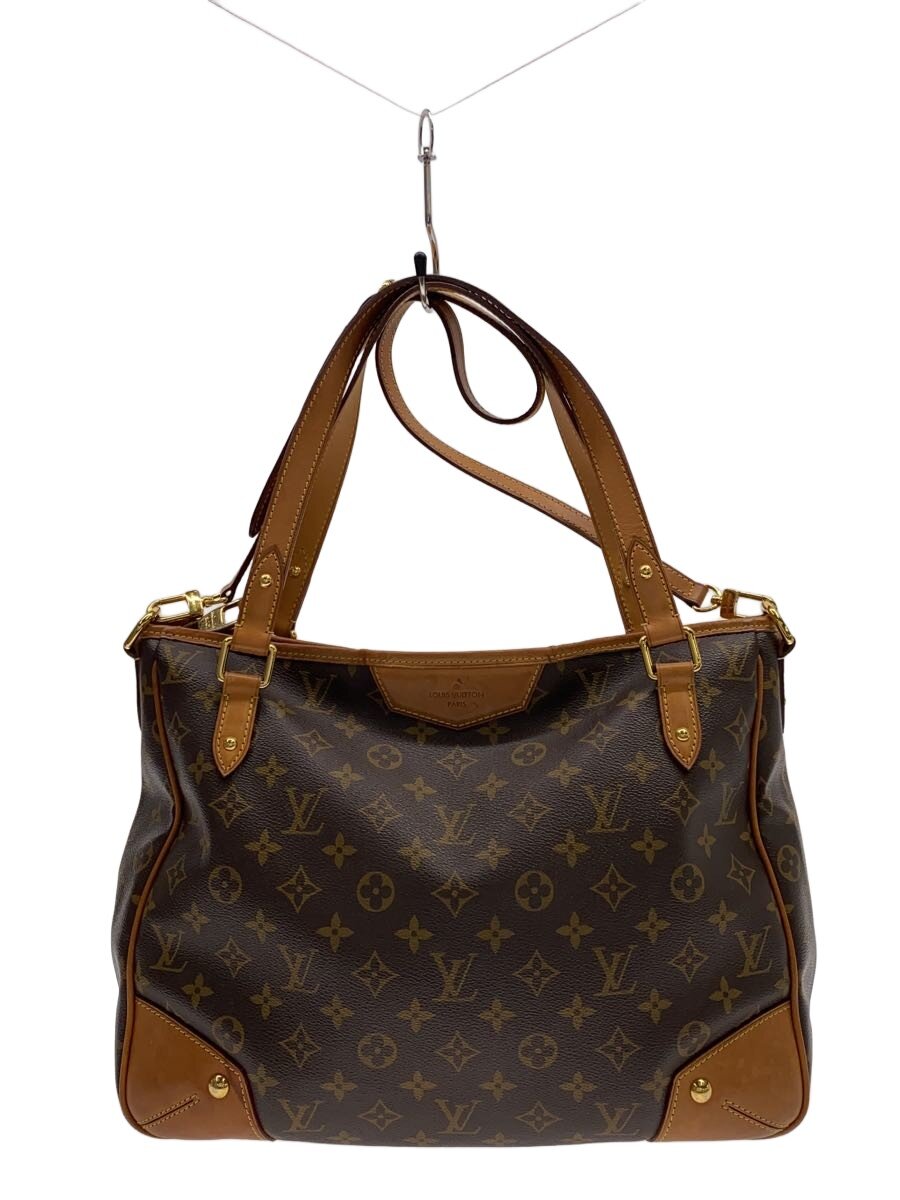 【中古】LOUIS VUITTON◆エストレーラMM_モノグラム・帆布/PVC/BRW【御徒面子】