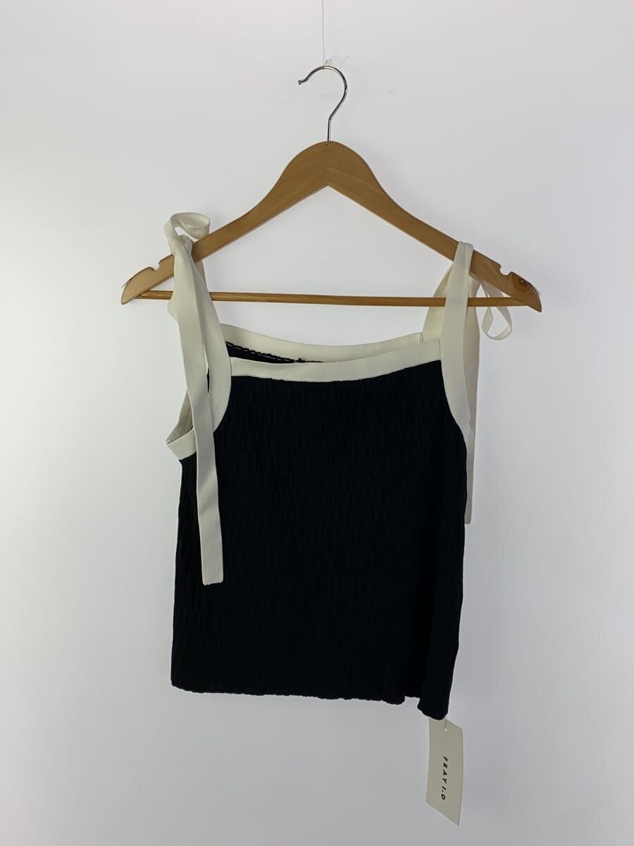 【中古】FRAY I.D◆ノースリーブカットソー/one/人絹/BLK/無地/FWNT252208【レディース御召しもの】