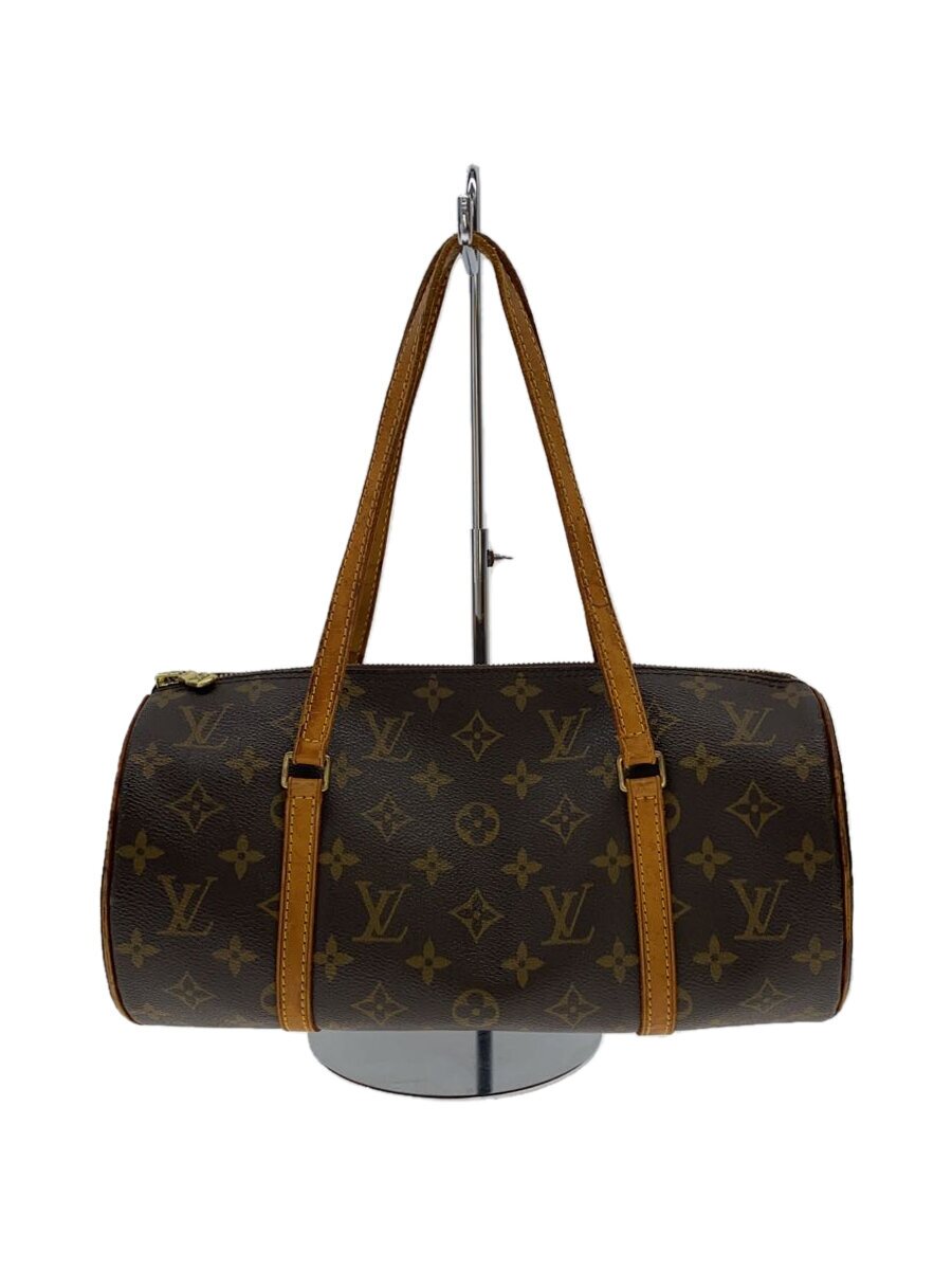 【中古】LOUIS VUITTON◆2)パピヨン30_モノグラム・帆布_BRW/PVC/BRW/総柄【御徒面子】