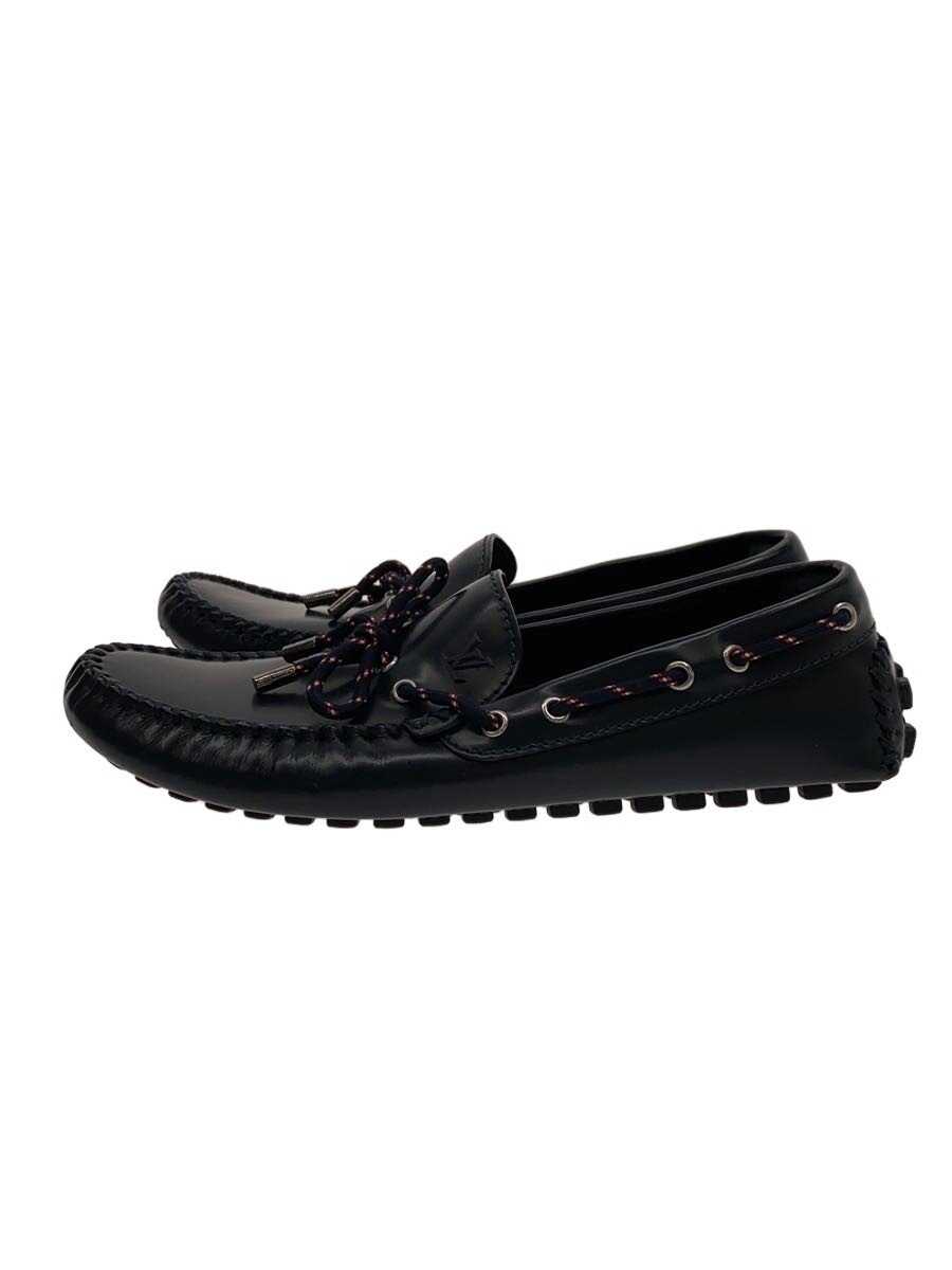 【中古】LOUIS VUITTON◆シューズ/US9.5/黒いこと/なめし革/ルイヴィトン/? NULL ?【シューズ】