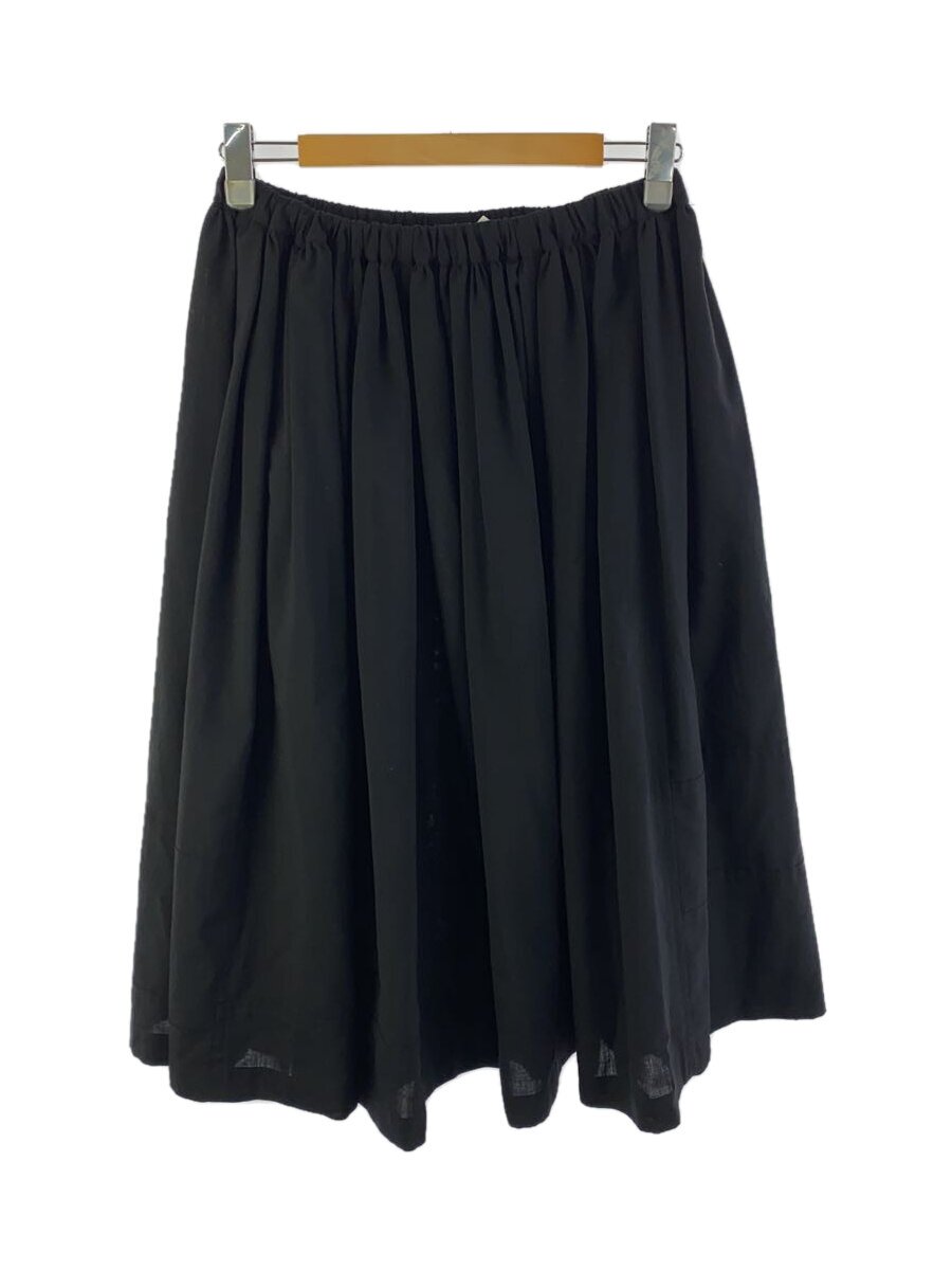 【中古】Tao COMME des GARCONS◆ロングスコート/M/ポリエステル/BLK/無地/TJ-S024//【レディース御召しもの】