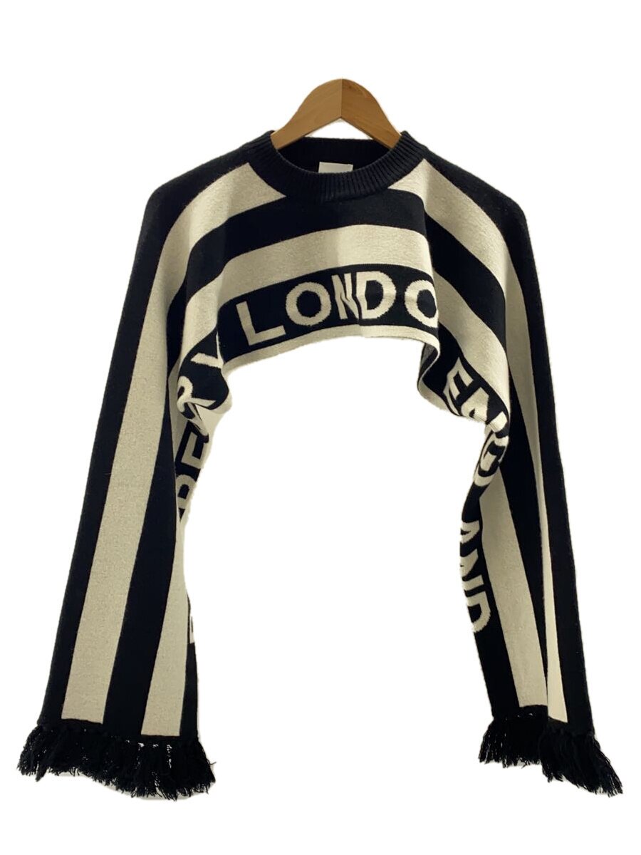 【中古】BURBERRY LONDON◆編み物・ティーシャツ(朦朦たる)/160×20糎/カシミヤ/間借り人/8025623【レディース御召しもの】