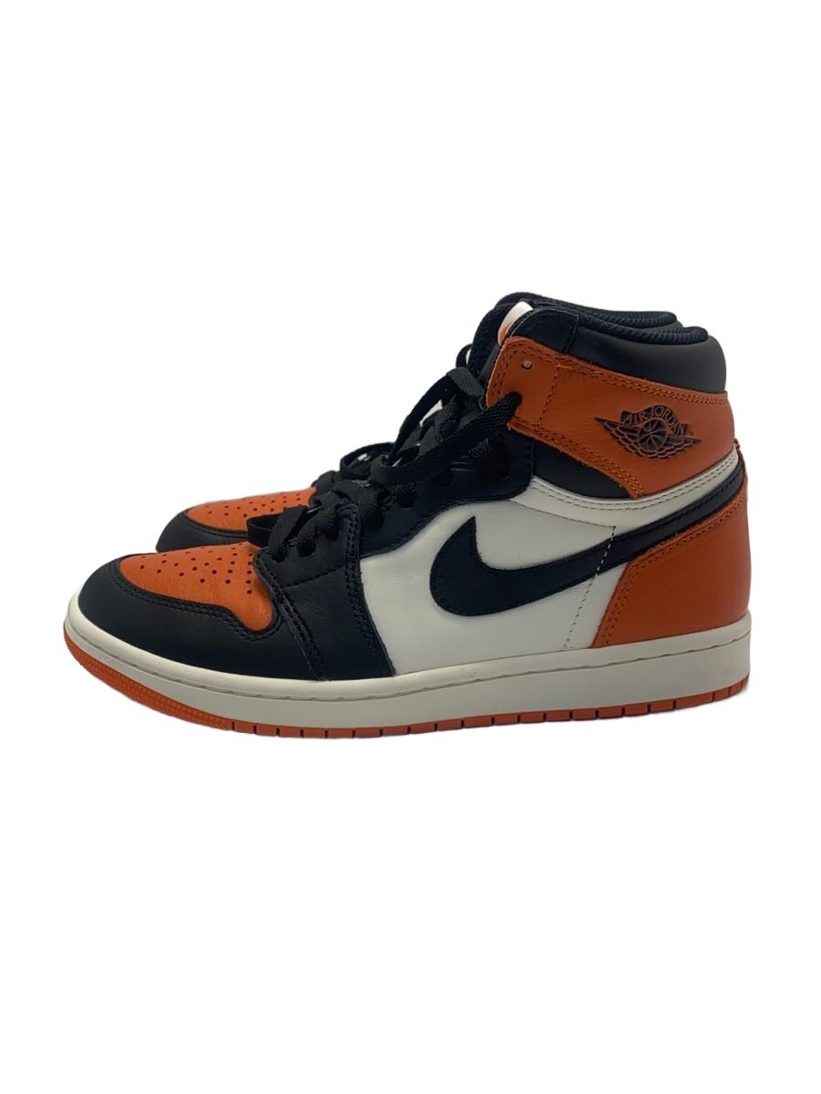 【中古】NIKE◆ハイカットスニーカー_DZ5485-008/25糎/ORN【シューズ】