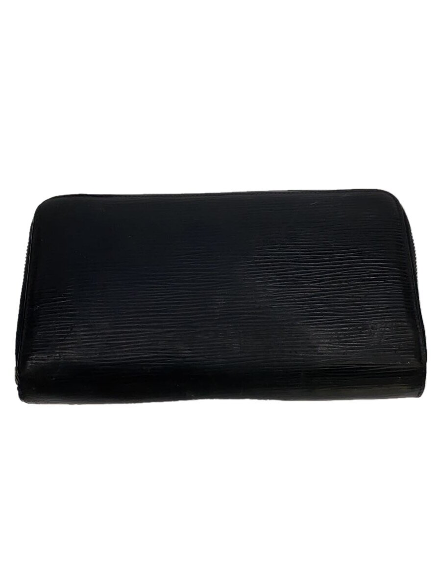 【中古】LOUIS VUITTON◆ジッピー・オーガナイザー_エピ_BLK/レザー/BLK/メンズ【服飾雑貨他】