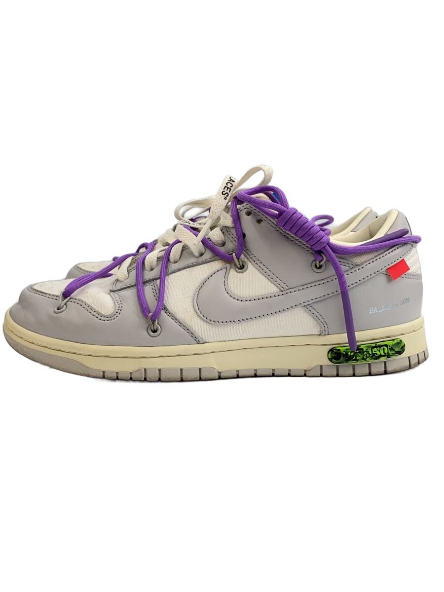 【中古】NIKE◆DUNK LOW_ダンク 置き目/26.5珊/WHT【シューズ】