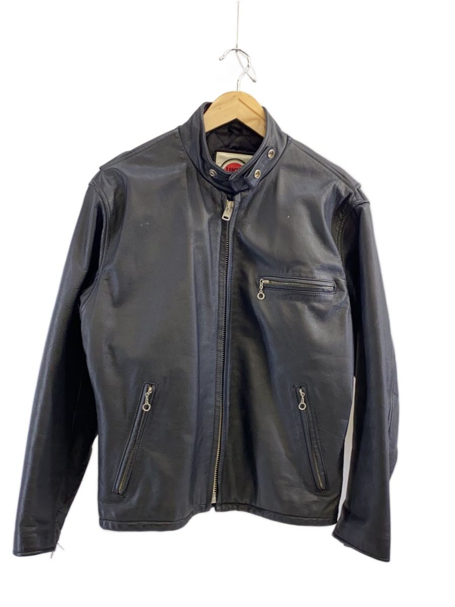 【中古】LUCKY STRIKE◆レザージャケット・ブルゾン/M/牛革/BLK/5571-7332【メンズウェア】|2nd STREET 店