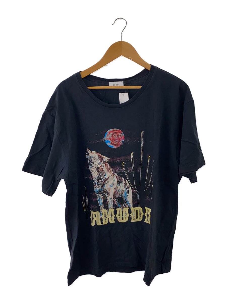 【中古】RHUDE◆プルオーバー/XL/綿織物/BLK【メンズウェア】