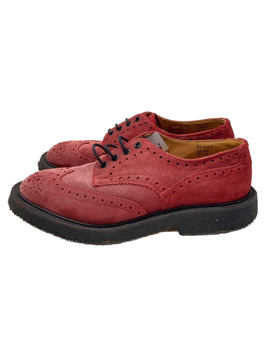 【中古】Tricker’s◆トリッカーズ/ブーツ/--/RED【シューズ】