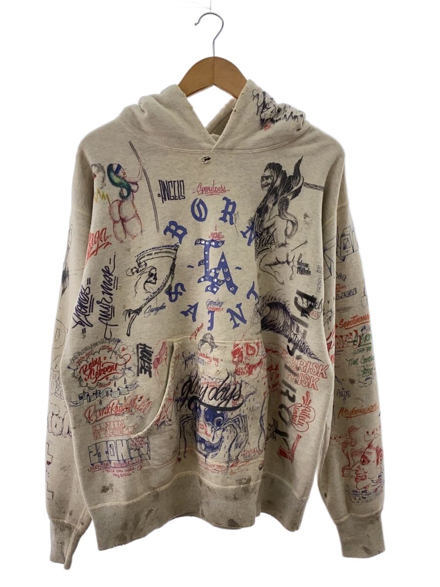 【中古】SAINT MICHAEL◆パーカー/L/コットン/GRY/SM-YS8-0000-C11【メンズウェア】|2nd STREET 店