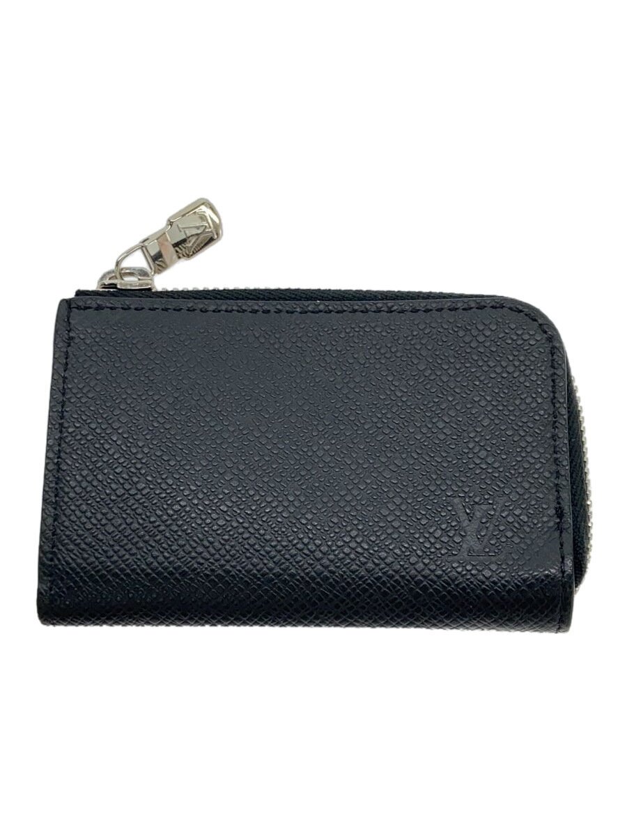 【中古】LOUIS VUITTON◆ポルト・モネ・ジュール_タイガ/--/BLK/メンズ【服飾雑貨他】｜2ｎｄ STREET 店