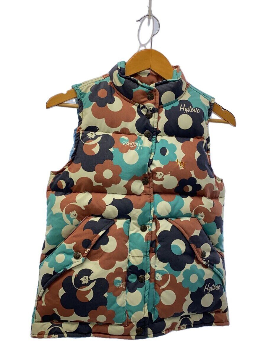 【中古】HYSTERIC GLAMOUR◆ダウンジャケット/FREE/コットン/マルチカラー/総柄/2av-9310【レディースウェア】｜2ｎｄ STREET 店