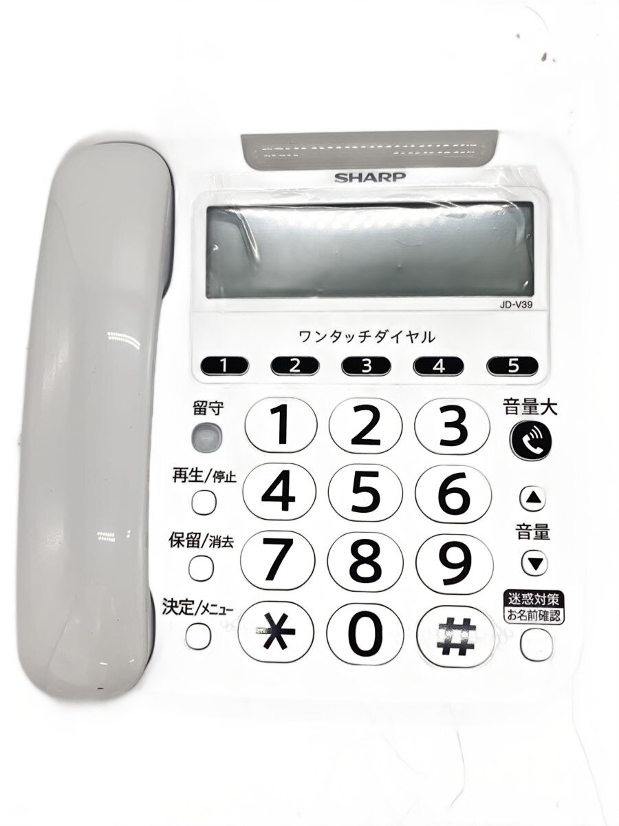 【中古】SHARP◆電話機 JD-V39CL//【家電・ビジュアル・オーディオ】｜2ｎｄ STREET 店