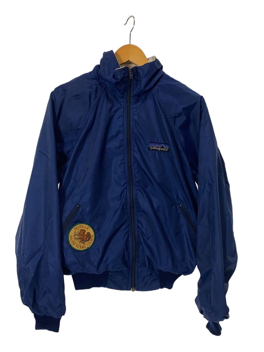 【中古】patagonia◆80s/シェルドシンチラ/デカタグ/ワッペン付き/ジャケット/M/ナイロン/NVY//【メンズウェア】｜2ｎｄ STREET 店