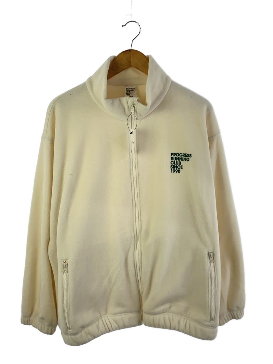 【中古】PROGRESS RUNNING CLUB/フリースジャケット/L/ポリエステル/BEG【レディース御召しもの】