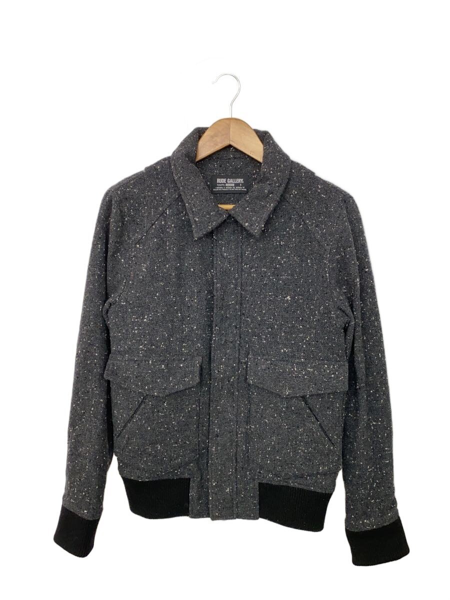 【中古】RUDE GALLERY◆A-2ジャケット/ネップツイード/3/ツイード/GRY//【メンズウェア】｜2ｎｄ STREET 店