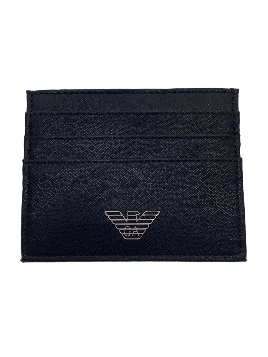 【中古】EMPORIO ARMANI◆歌留多入れもの/--/BLK/メンズ【服飾雑貨他】